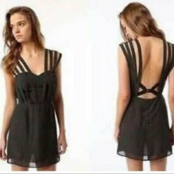Urban Outfitters (Double in Brass) black dress - Picture 1 of 4